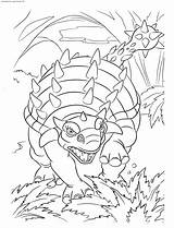 Ice Age Dinosaur Dinosaurs Angry Coloring Dawn Pages Diego Cartoons Tiger sketch template