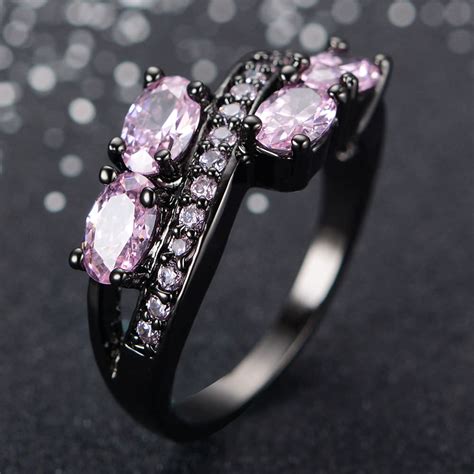 pink  black wedding rings ring designs design trends premium psd vector downloads