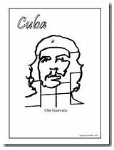 Guevara Personalidades Bandera sketch template