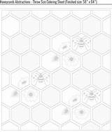 Honeycomb Abstractions sketch template