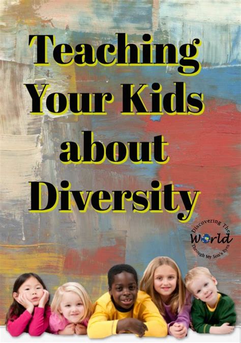 teaching  kids  diversity discovering  world