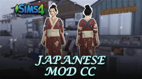 sims  japanese cc mods   clothes custom content
