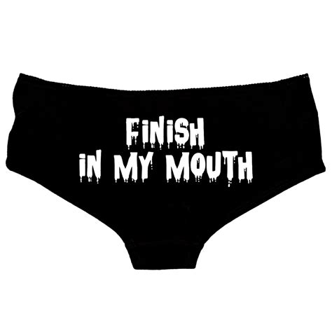 Swallow It Cum In My Mouth Knickers Vest Cami Thong Shorts Etsy Uk