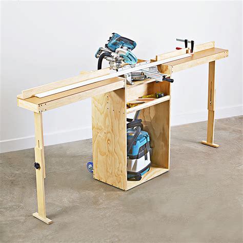 Diy Miter Saw Stand With Wheels Do It Yourself