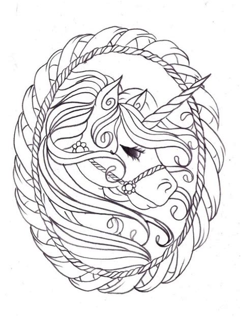 printable unicorn coloring pages  adults xc