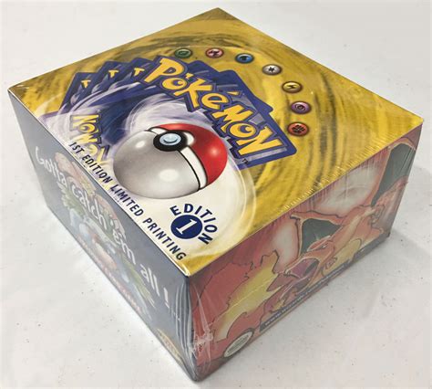 pokemon base set booster box st edition english email   order pokemon sealed