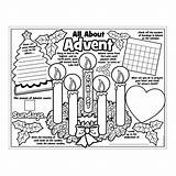 Advent Kids sketch template