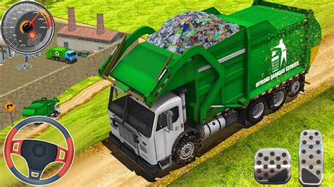 offroad garbage truck dump truck driving games   android