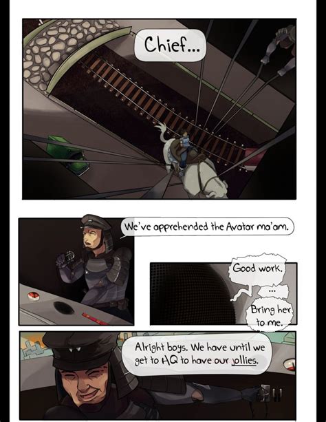apprehended colored korra hentai comic by