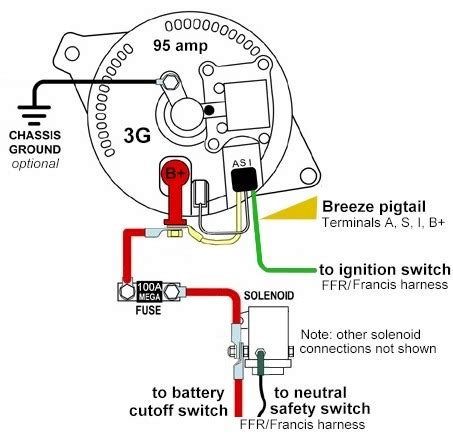 nissan alternator wiring diagram
