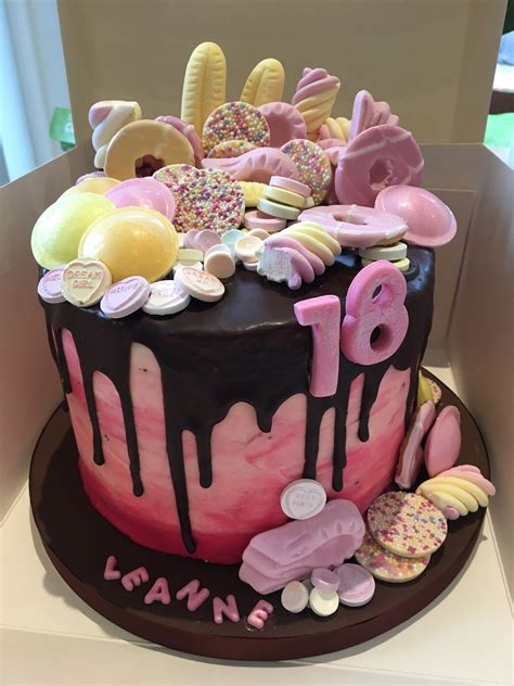 pink sweetie drip cake sweetie cake sweetie birthday cake 40th
