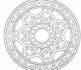 Chakra Coloring Pages Printable Getcolorings Getdrawings Mandala sketch template