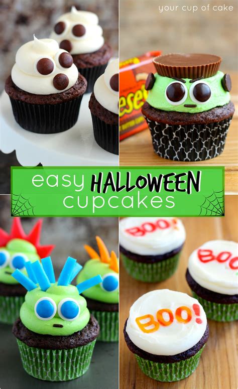 easy halloween cupcake ideas  cup  cake