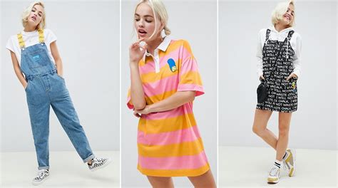 asos   simpsons  collection includes  iconic dungarees pictures