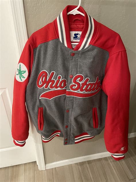 ohio state letterman jacket large sidelineswap