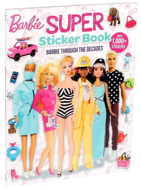 barbie super sticker book   decades book  marilyn