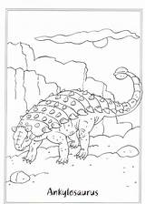 Ankylosaurus Pages Dinosaur Awesome Coloring Legendary Color sketch template