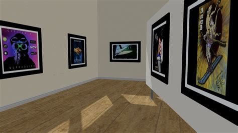 looniversal crypto ar vr art gallery download free 3d model by