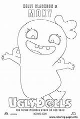Coloring Uglydolls Moxy Pages Clarkson Kelly Printable sketch template