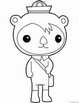 Octonauts Coloring4free sketch template