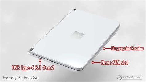 surface duo  sd card slot surfacetip