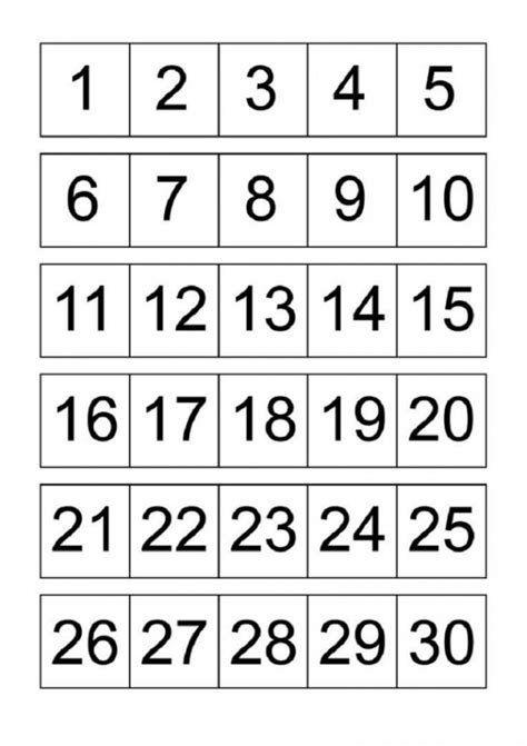wwwpreschoolprintablescom calender numbers calendar template