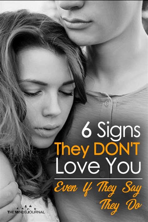 6 Signs They Don T Love You Even If They Say They Do
