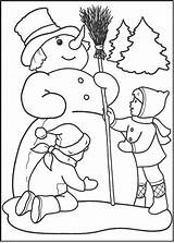 Snowman Coloring Pages Kids Rocks Building Sheets Printable sketch template