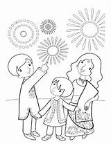 Diwali Colouring Pages Coloring Kids Drawing Festival Familyholiday Family Indian Color Related Posts Diya sketch template