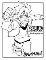 Boruto Mewarnai Naruto Marimewarnai Uzumaki Generations Getdrawings Terlengkap Sasuke Perempuan sketch template