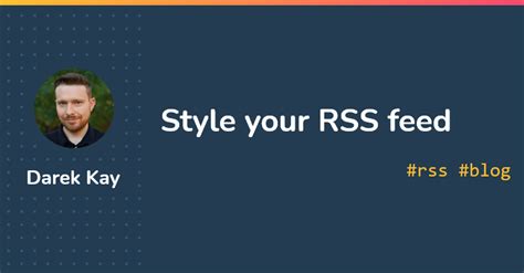 style  rss feed