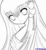 Anime Draw Face Step Drawing Coloring Manga Heads Awesome sketch template