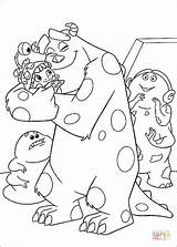Coloring Boo Sulley Pages Loves Much So Printable sketch template