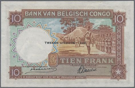 stamp auction belgian congo belgisch kongo banknoten banknotes worldwide auction  day
