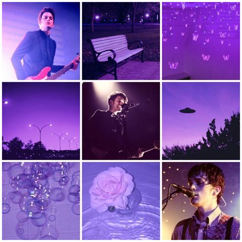 Dallon Weekes Purple Aesthetic Mood Board Dallon