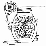 Honey Coloring Pot Drawing Clipart Pages Printable Colouring Drawings Getdrawings Designlooter Paintingvalley Getcolorings Clipground 77kb 300px sketch template