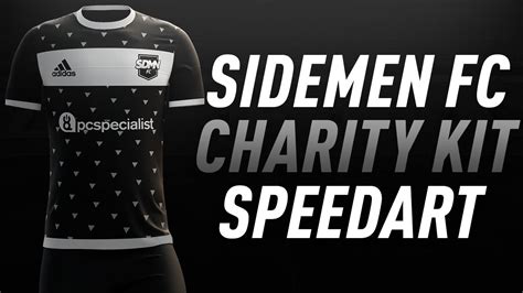 sidemen fc charity match kit sdmn fc speedart sdmn fc concept kit    charity match
