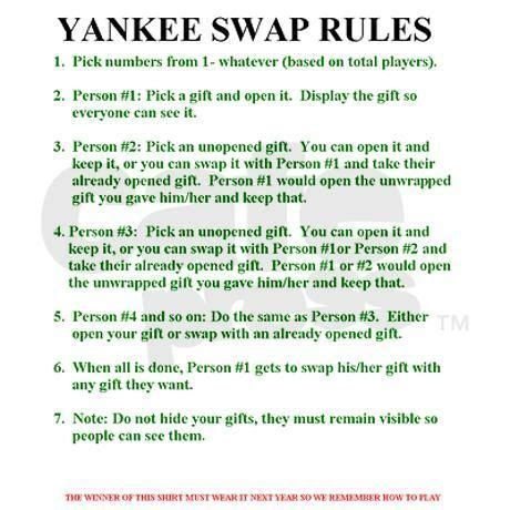 yankee swap rules christmas gift games yankee swap gift christmas