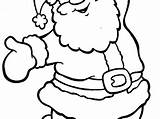 Santa Coloring Pages Claus Cartoon Christmas Father Drawing Printable Sheet Reindeer Eazy Interesting Color Getcolorings Sheets Clipartmag Print Getdrawings Rudolph sketch template