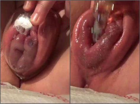 very closeup amateur vaginal pump and dildo fuck after amateur fetishist