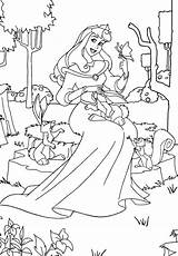 Coloring Pages Sleeping Beauty Disney Aurora Frumoasa Princess Adult Kids Color 4kids sketch template