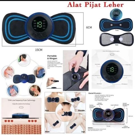 Jual Alat Pijat Mini Electric Terapi Mat Pad Massage Recharging Alat