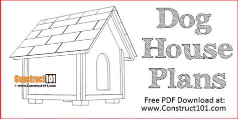 dog house plans archives construct
