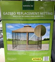 gardenline replacement gazebo netting    ft  ebay