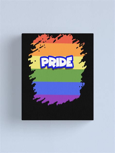 gay pride rainbow flag colors csd lesbian lgbt canvas print by