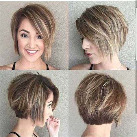 35 Best Layered Short Haircuts For Round Face 2018 Short