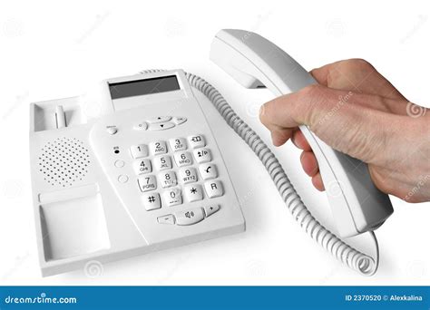 hand  telephone stock photo image  office service