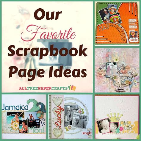 scrapbooking layouts    favorite scrapbook page ideas