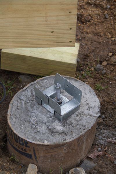 repair concrete deck anchor bolt   shed