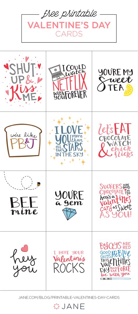 funny  cute  printable cards perfect   love note